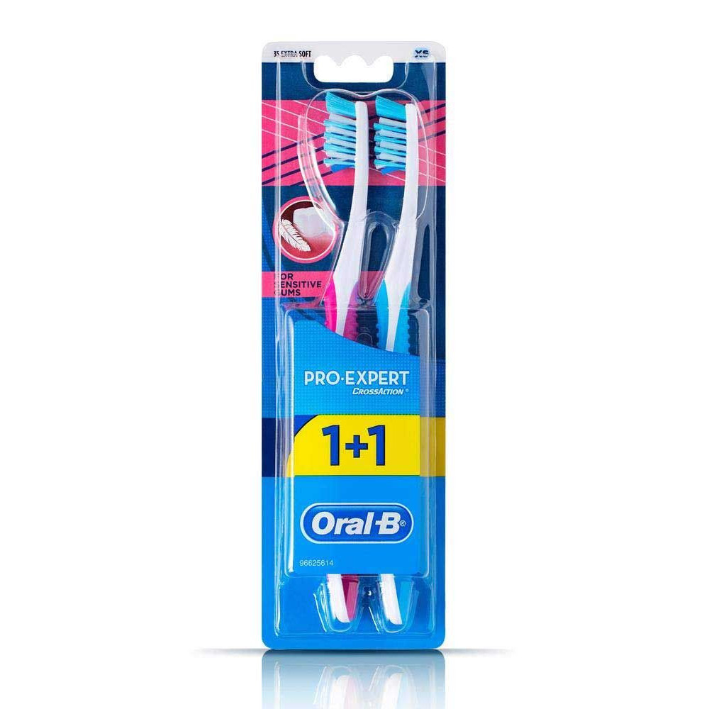 Oral-B Pro Expert Sensitive Gums Softer Toothbrush (1+1)