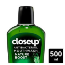 Clos Up Antibacterial Mouthwash Nature Refresh 500ml