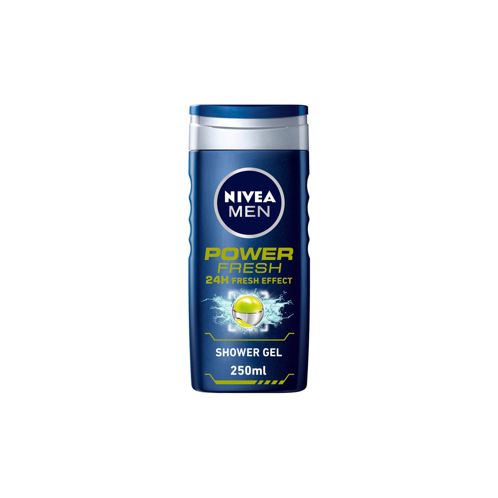 Nivea Men 3in1 Power Fresh Shower Gel 250 ml