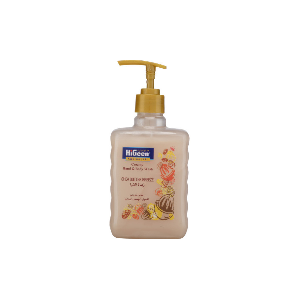 Hi Geen Antiseptic Creamy Hand & Body Wash Shea Butter Breeze 500 ml