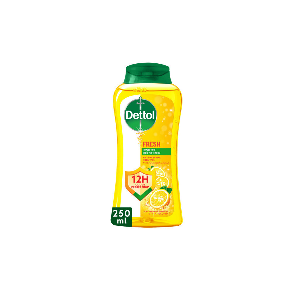 Dettol Fresh Shower Gel & Body Wash Citrus & Orange Blossom 250 ml