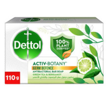 Dettol Activ-Botany Anti-Bacterial Bar Soap Green Tea & Bergamot Scent 110 g