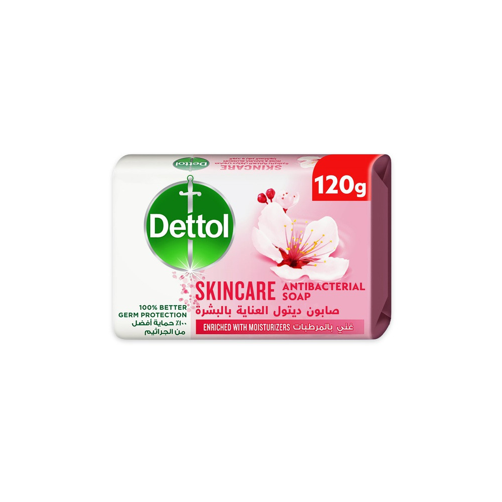 Dettol Skincare Bathing Soap Rose & Sakura Blossom Scent 120 g