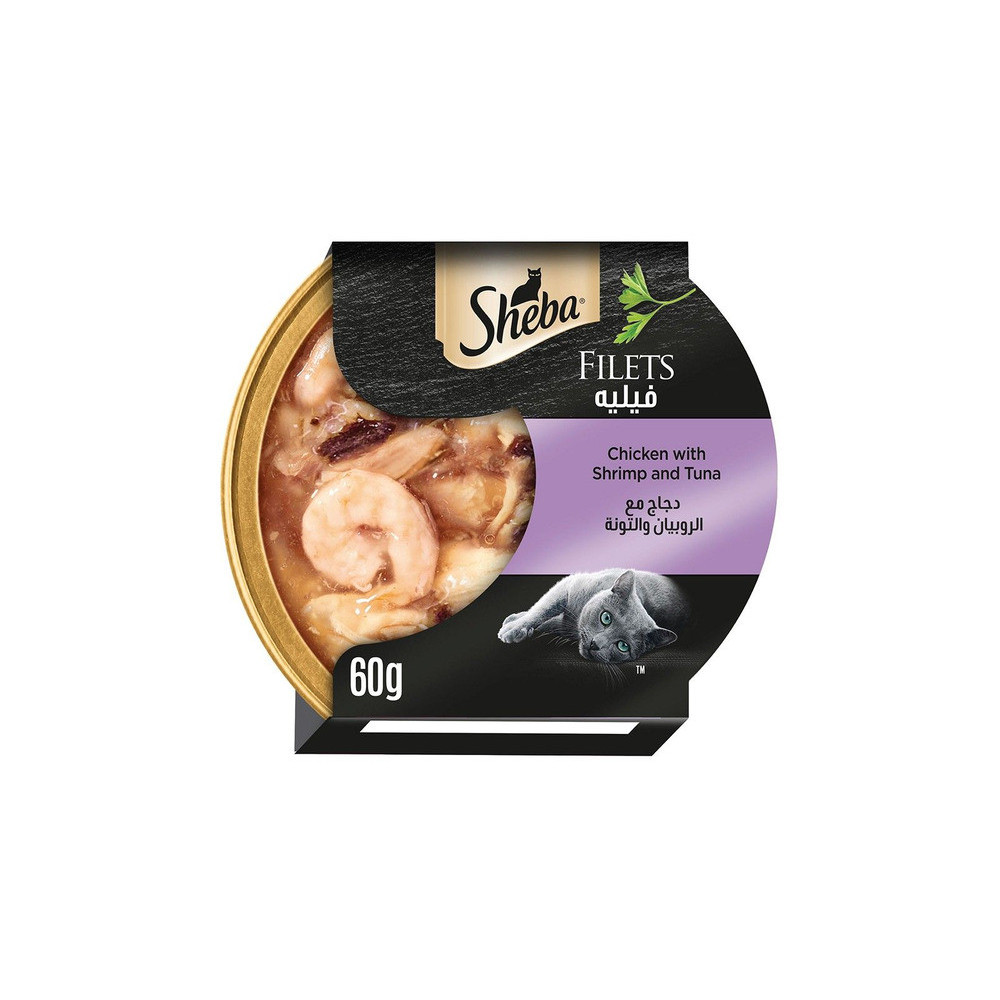 Sheba Chicken With Prawn And Tuna 60 gm