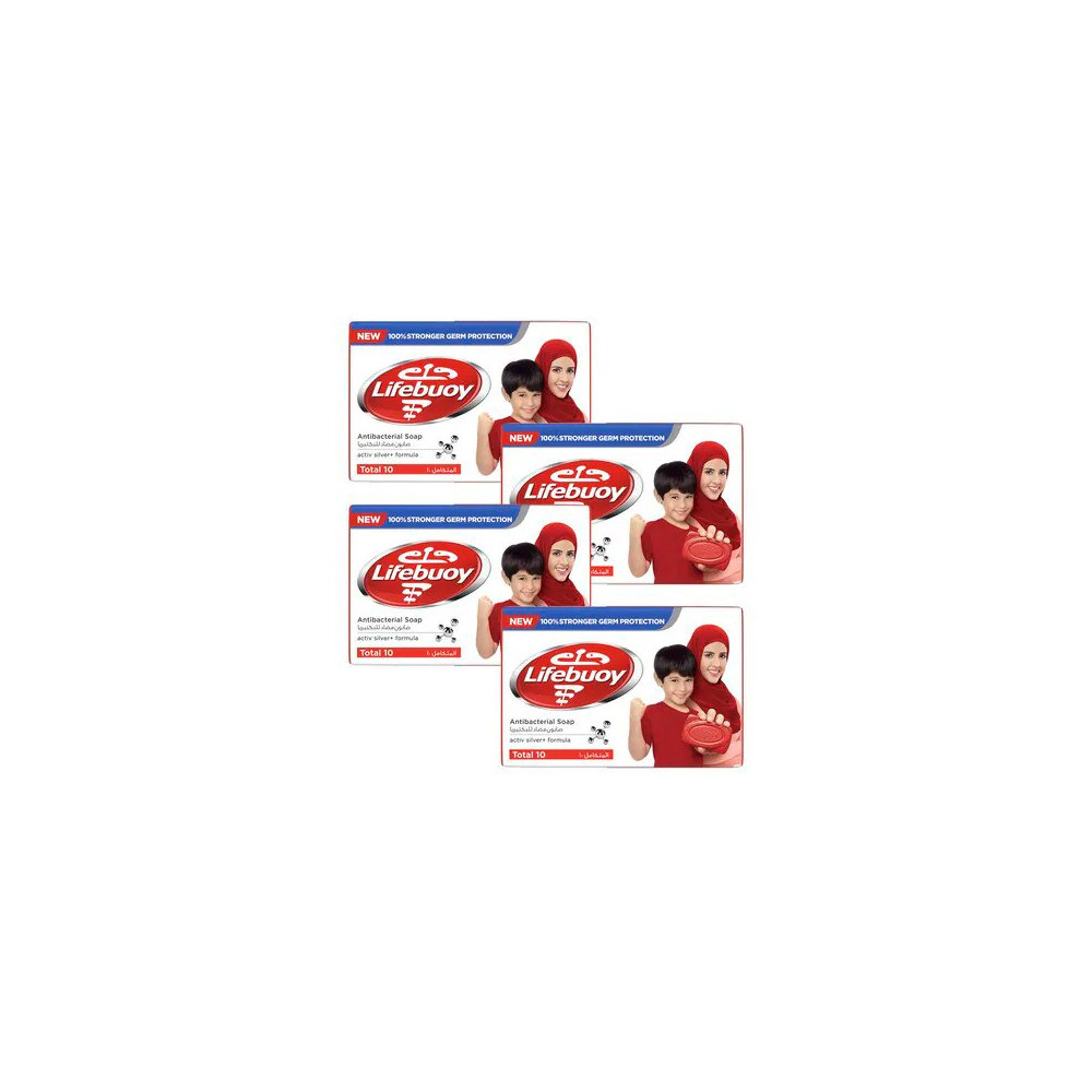Lifeboy Complete Soap Silver 160 Gm 4 Pieces