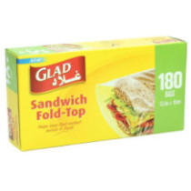 Glad sandwich bags 180 bags