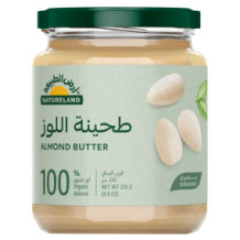 ارض الطبيعة زبدة اللوز (طحينة اللوز) 250 جم