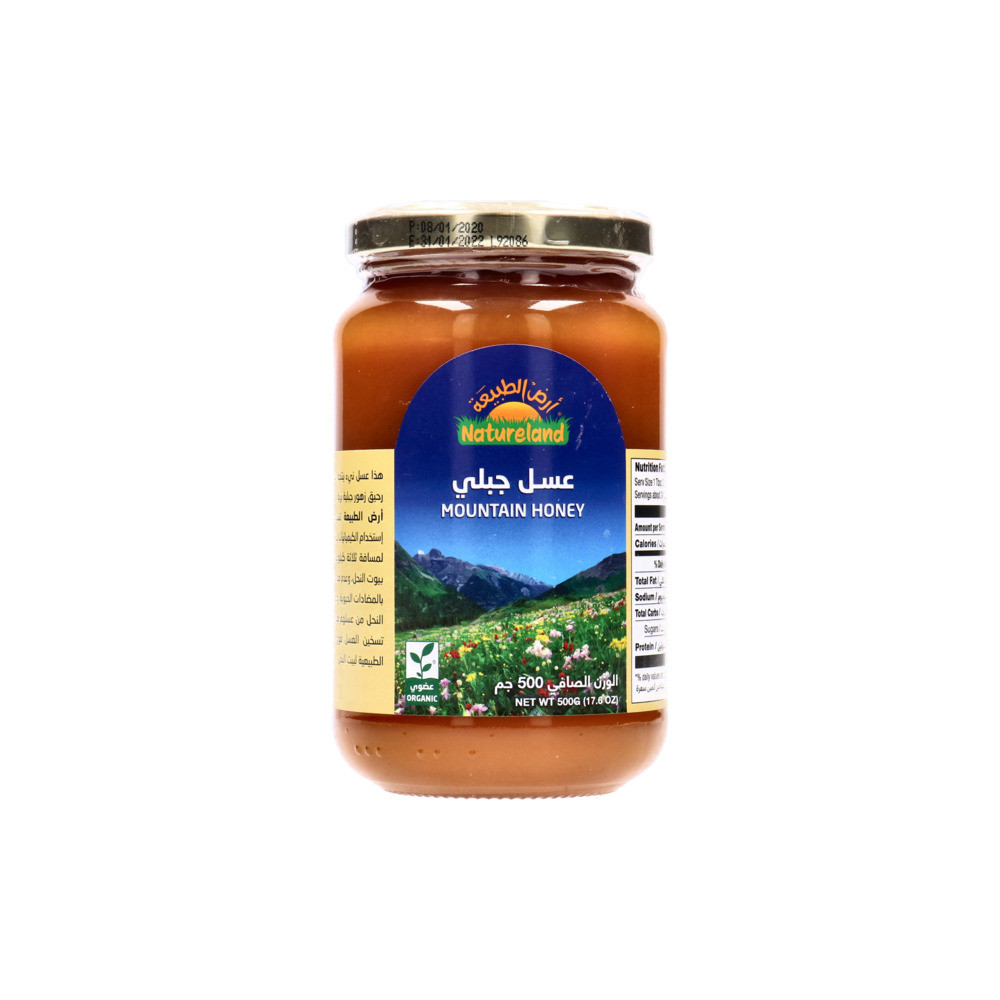 أرض الطبيعة عسل الجبل 500 جم