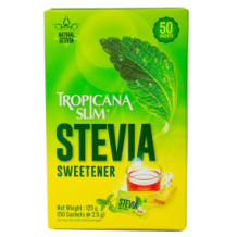 Tropicana Slim Stevia Sweetener Sachets with Chromium