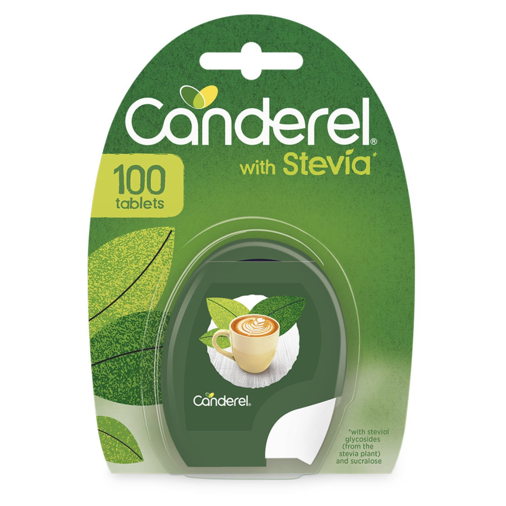 Canderel with Stevia Low Calorie Sweetener with 100x8.5 gm