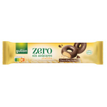 Gullon,Aros Donut Biscuits Milk Chocolate Without Sugar 128g