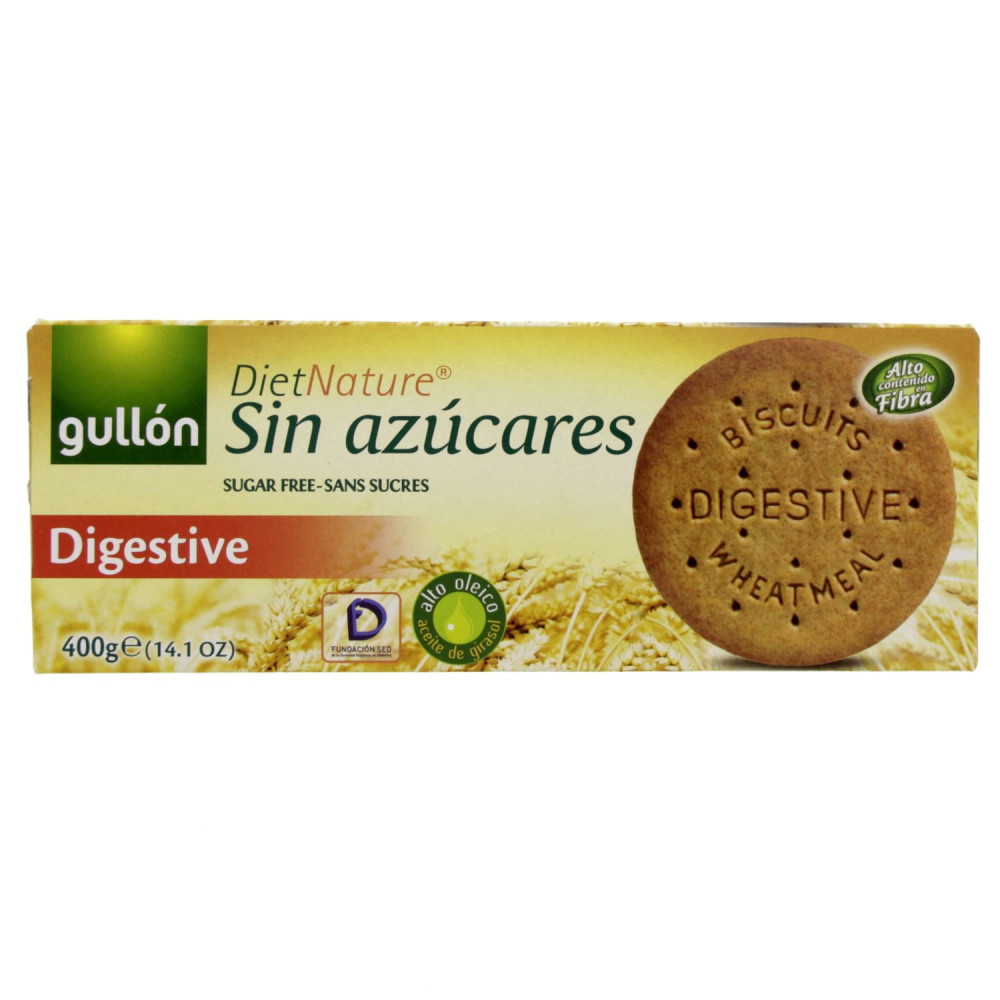 Gullon digestive biscuits without sugar -400 gm