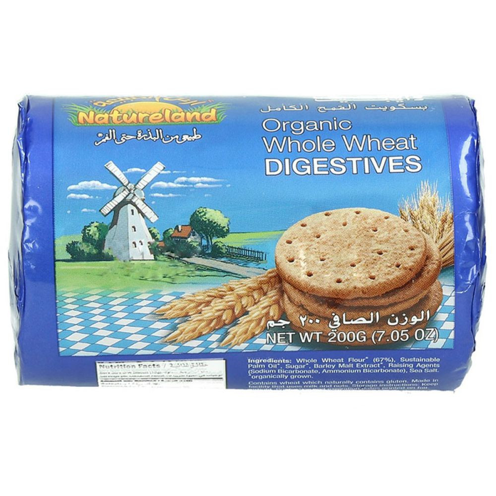 Natureland Digestive Biscuits 200G - Pack Of 1