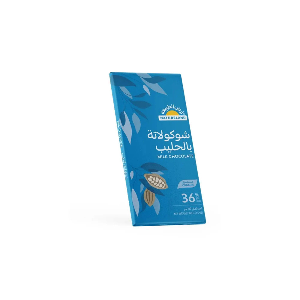 Organic Hazelnut Milk Chocolate Bar 100g Natureland