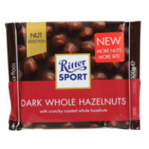 Ritter Sport Whole Dark Hazelnuts 100g