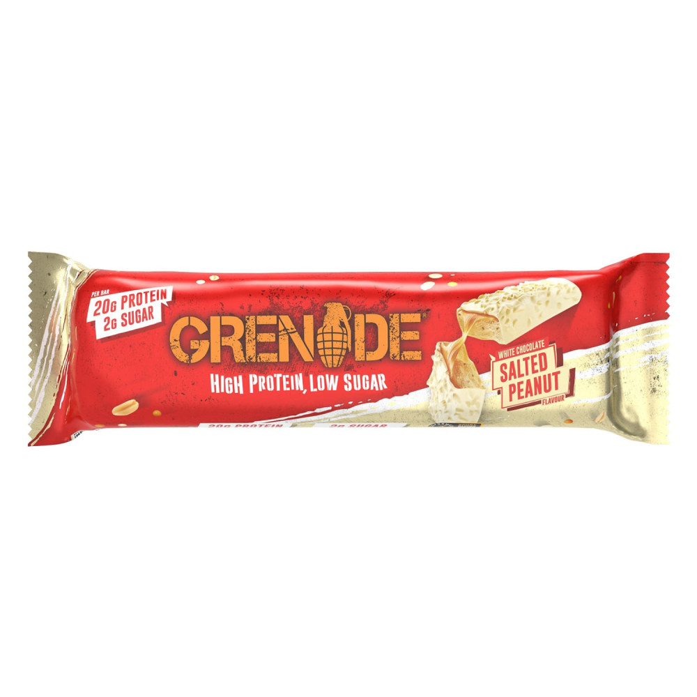 GRENADE SALTED PEANUT PROTEIN BAR 60G