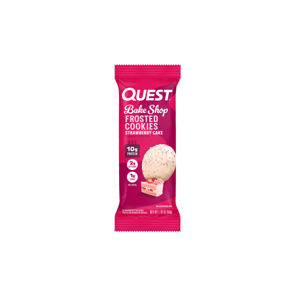 Quest Frosted Cookie Strawberry 50gm