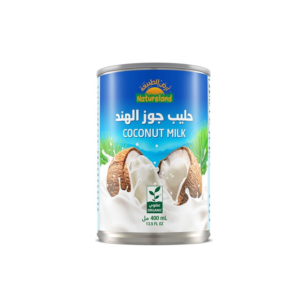 حليب جوز الهند من أرض الطبيعة ٤٠٠ مل
