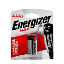 Energizer LONGER Batteries Red 2-PCS AAA