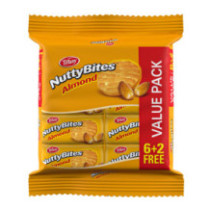 Tiffany Nuttybites Cookies Almond 8 x 90gm