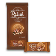 RELISH COFFEE &OATS COOKIES 12pcs 42GM