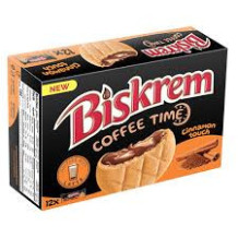 Ulker Biskrem Coffee Time Cinnamon 36gm 12 pcs