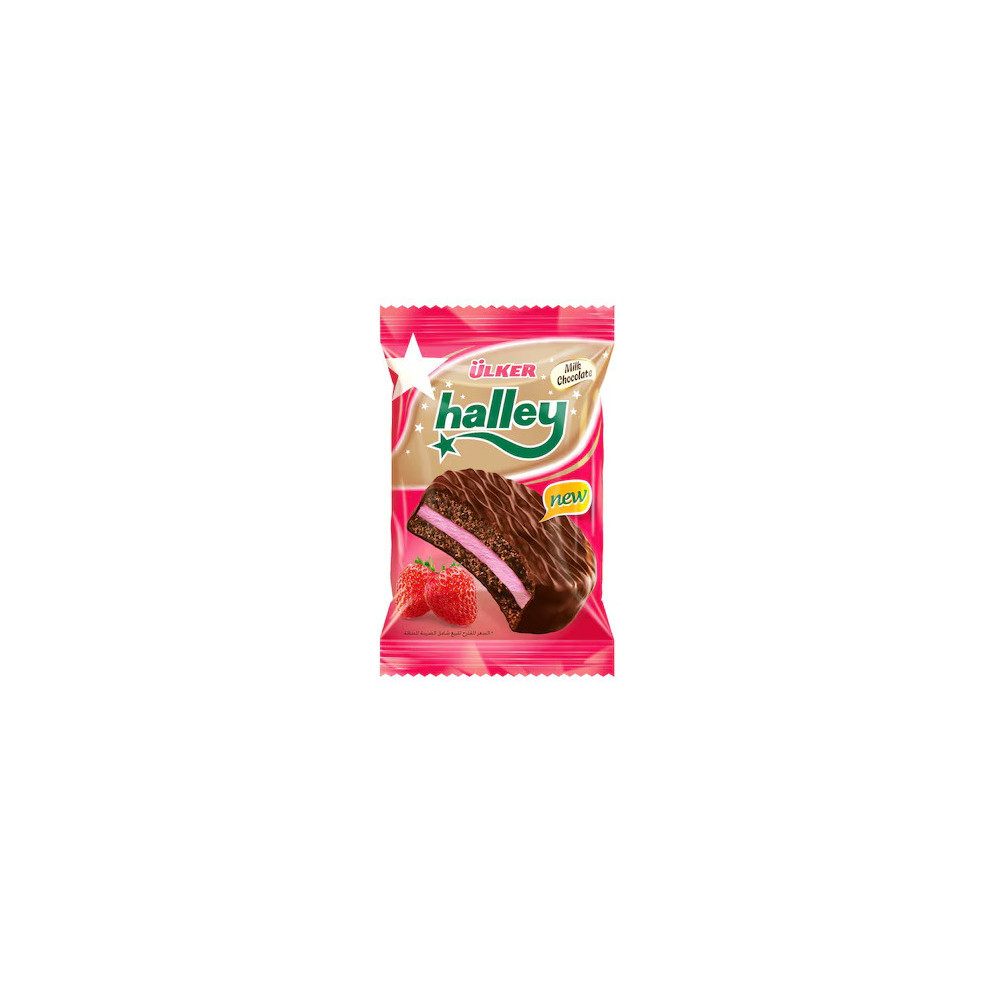 Ulker Halley Biscuit Strawberry 26gm