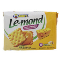 Julies Cheddar Cheese Cream Sandwich Biscuit 180g.