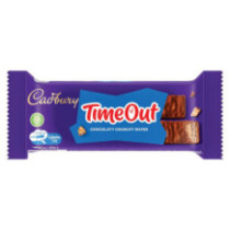 Cadbury time out crunchy chocolatey wafers 12x41.6gm