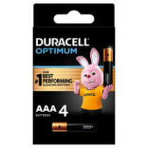 Duracell Optimum Batteries 4 AAA Pieces