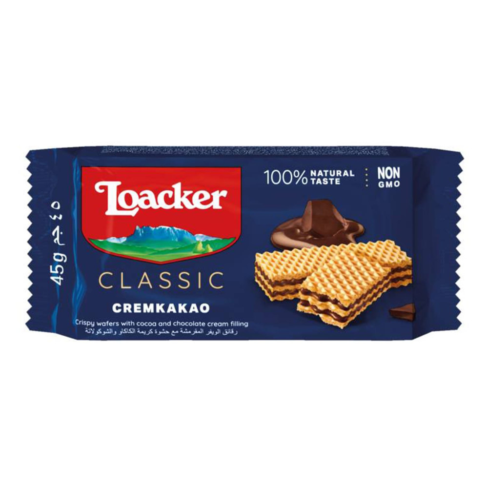 Loacker Cocoa Wafer 45g