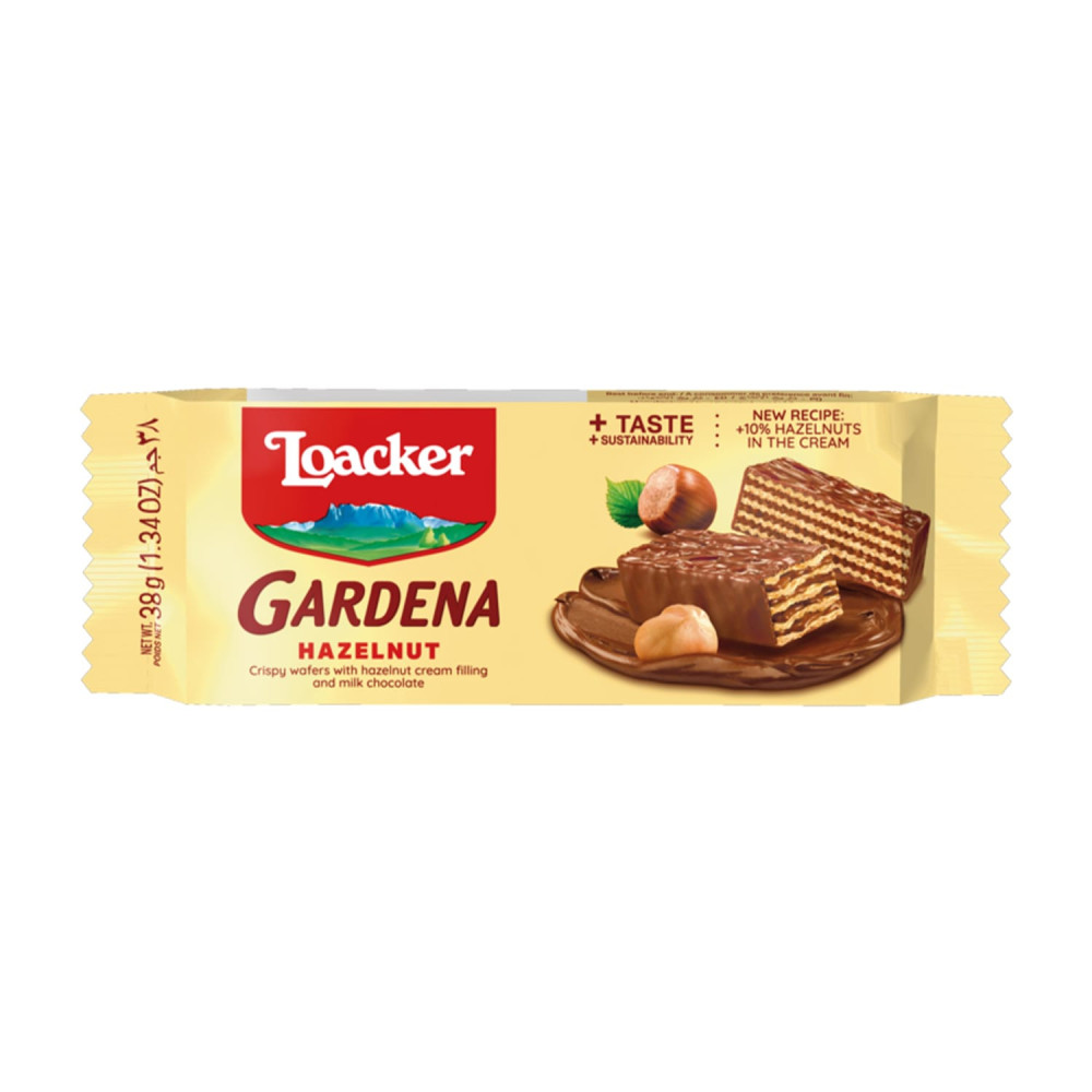 Loacker Gardena Hazelnut 38G