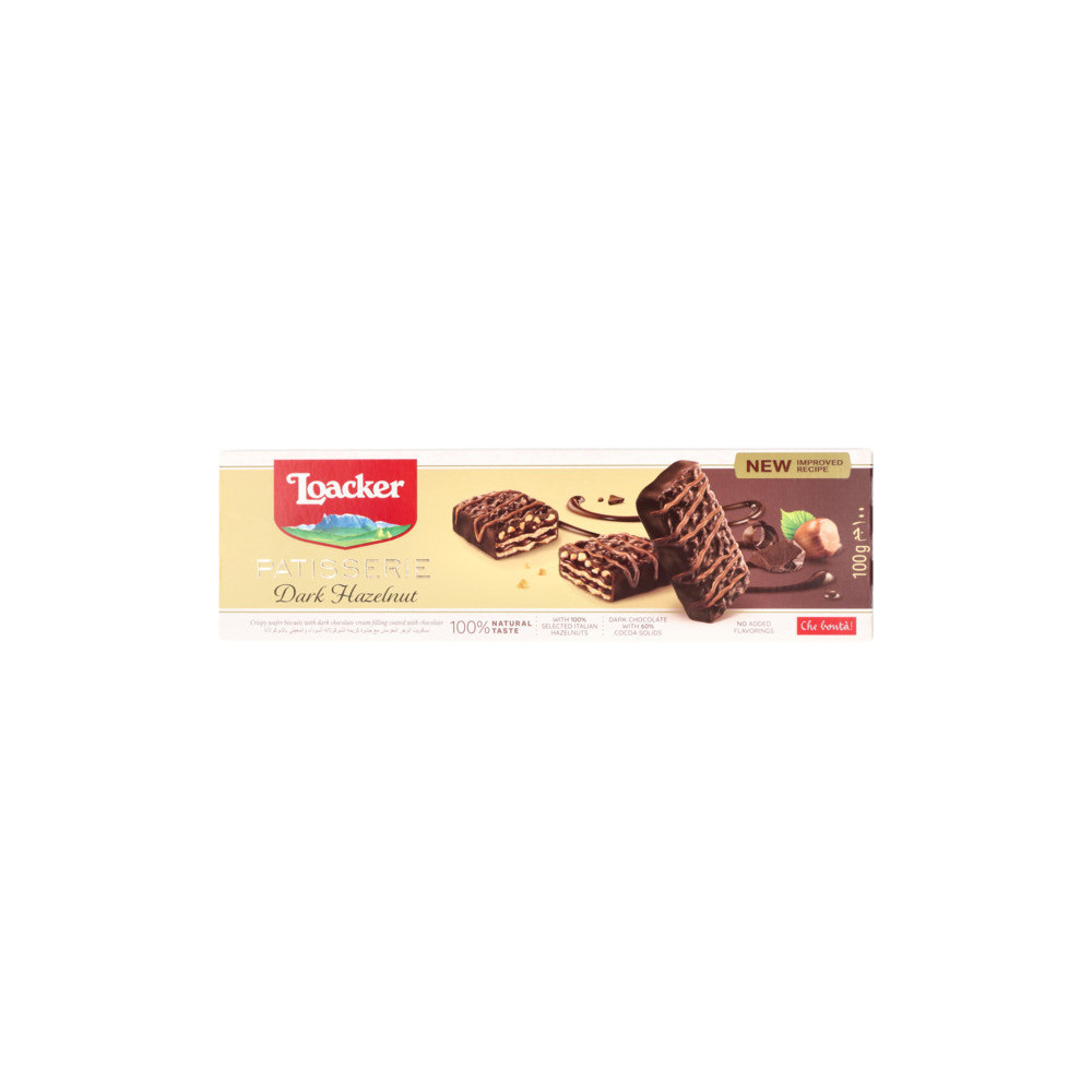 Loacker Gran Pasticceria Dark Hazelnut Wafer100G