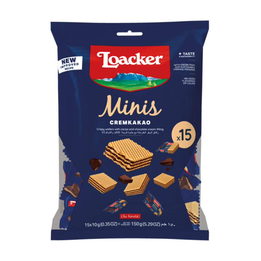 Loacker Minis Cremkakao Wafers 150g