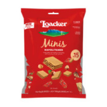 Loacker Minis Napolitaner hazelnut Wafers 150 g