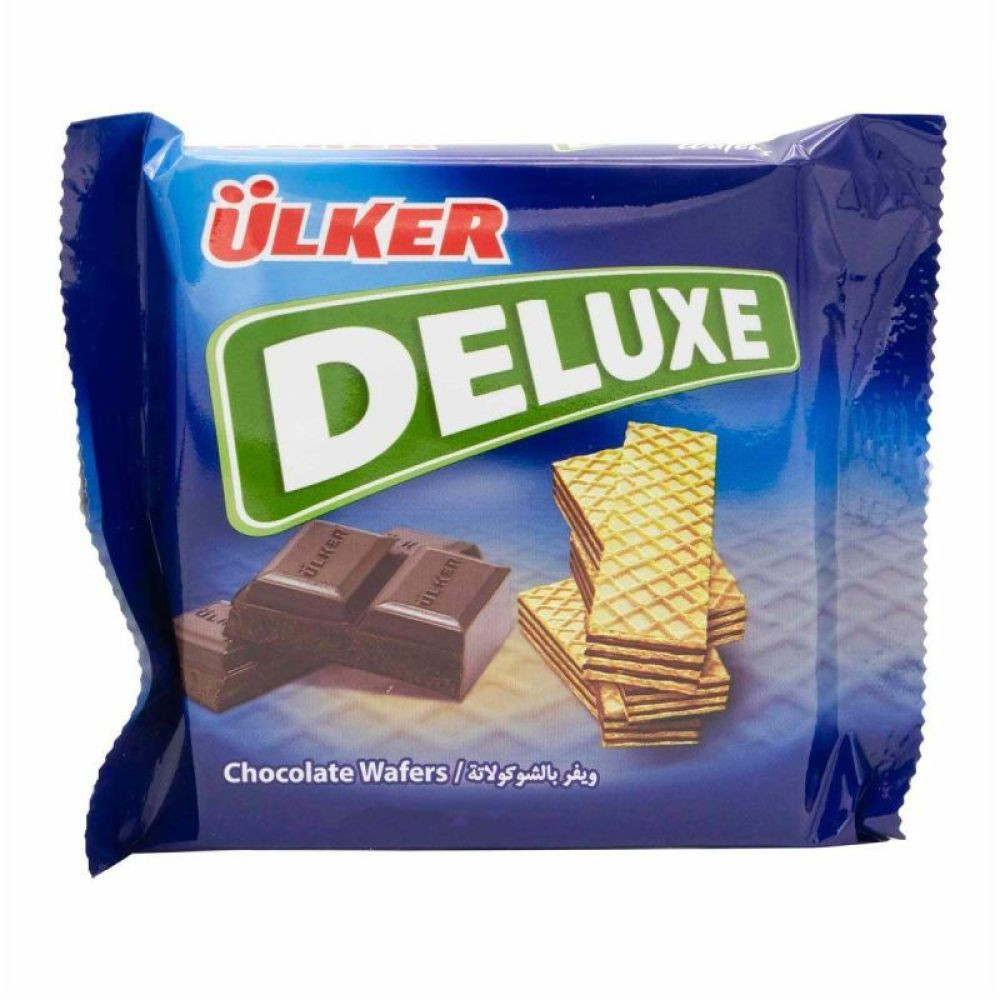 Ulker Deluxe Wafers with Chocolate 40g