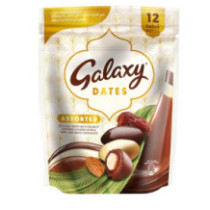Galaxy Assorted Dates Covered in Chocolate, 12 pieces, 144 g