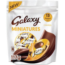 Galaxy Soft Chocolate Fingers with Caramel, 13 pieces 117 g