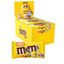 M&Ms Chocolate Peanut 36x45 gr