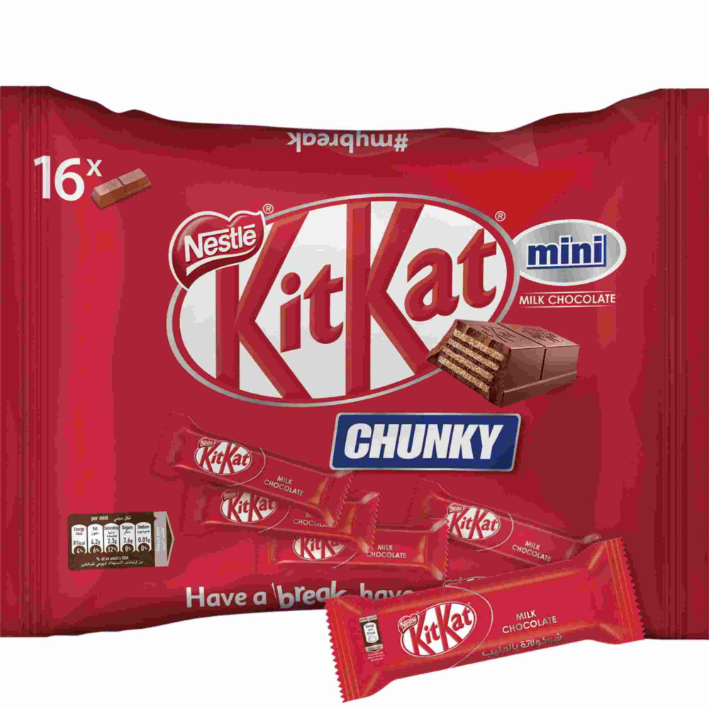 Nestle Kitkat Chunky Mini 250Gm