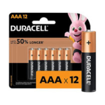 Duracell Alcline Batteries 12 AAA Tablets