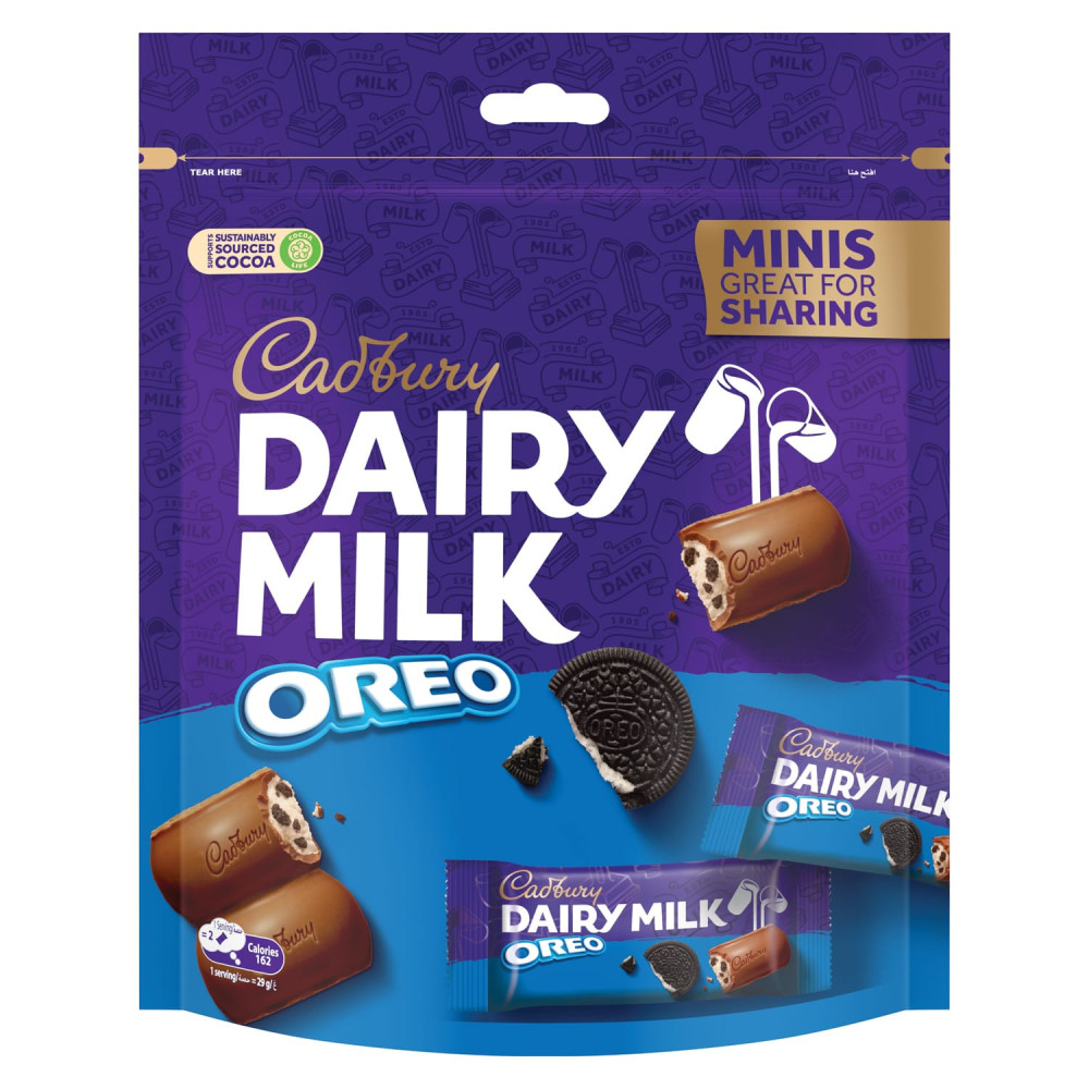 Cadbury Dairy Milk Chocolate Oreo Bags 145 g