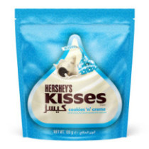 HERSHEY'S KISSES COOKIES N CREME 100G