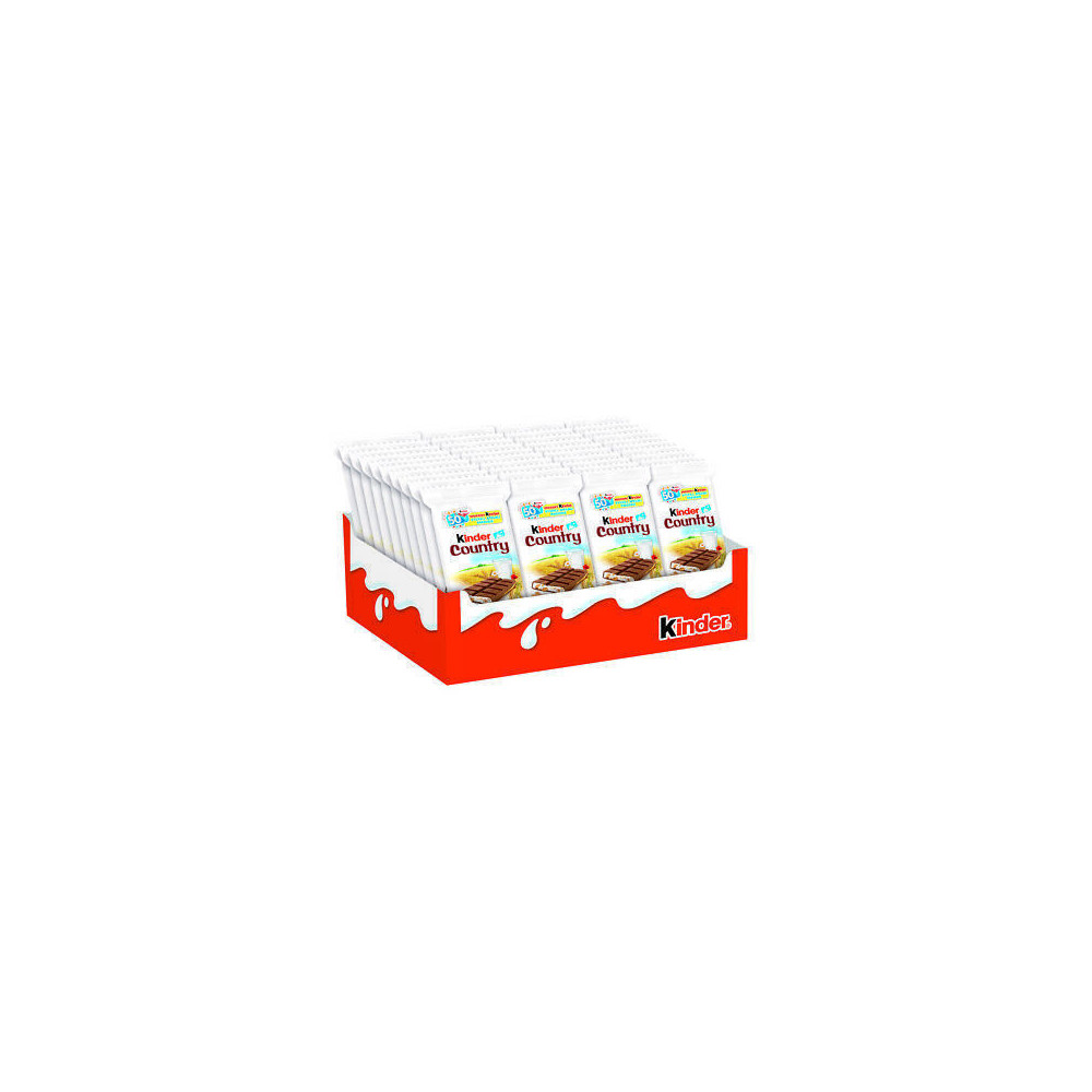 Kinder country milk chocolate 40 23.5G packet