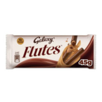 Galaxy Flutes Wafer 4 Fingers Chocolate 45g