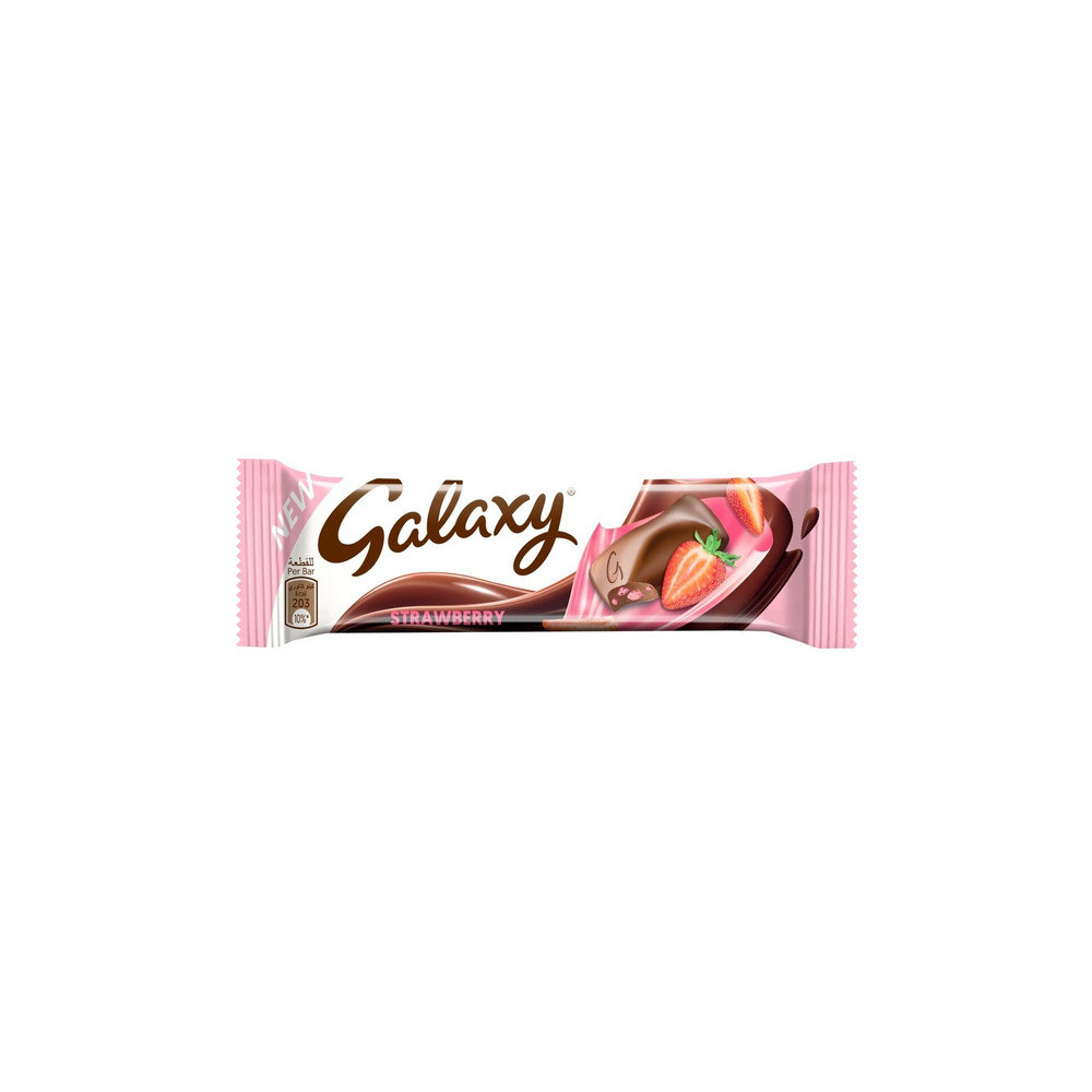 Galaxy Milk Chocolate with Strawberry Pieces 36 g