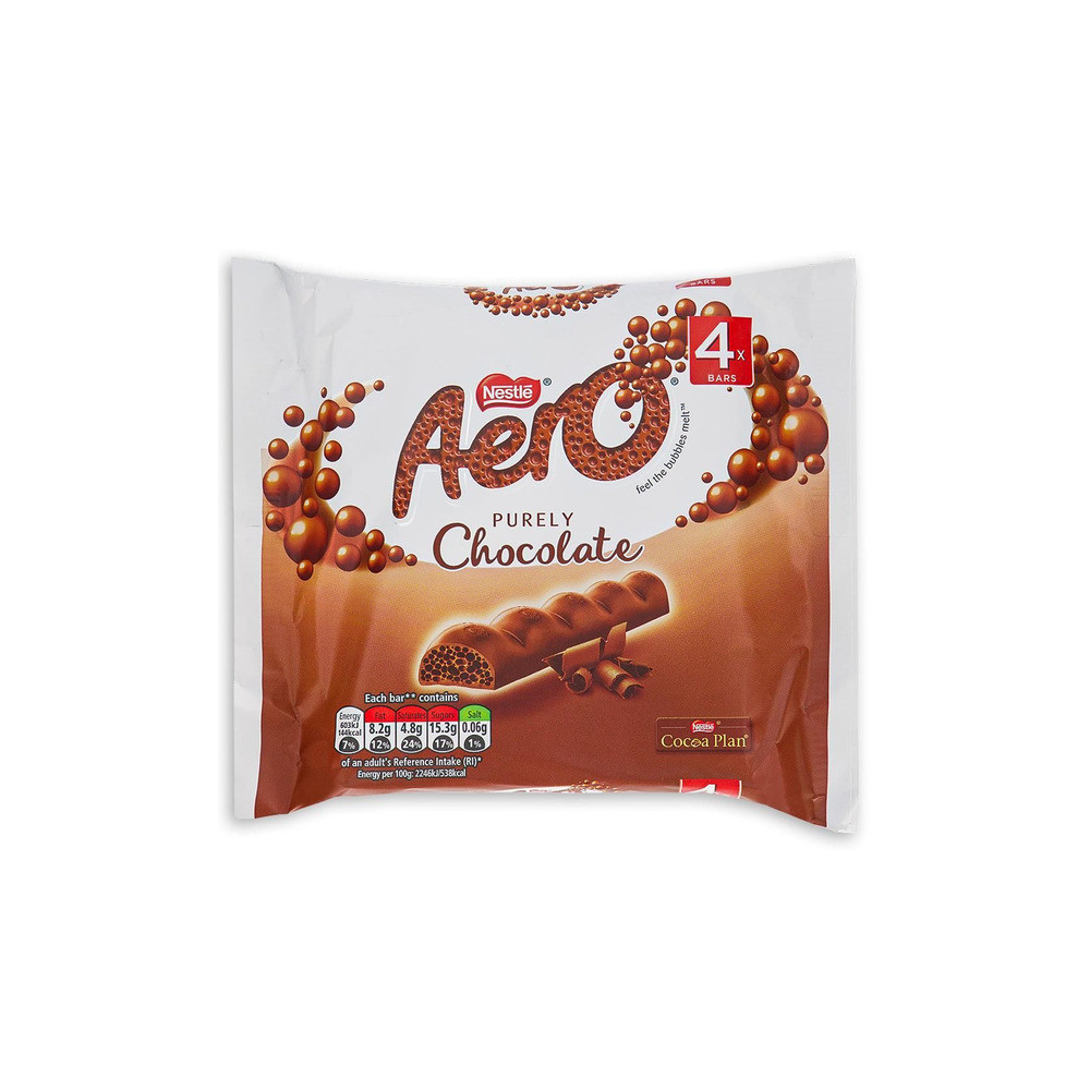 Nestle Chocolate Aero Purely 108 Gm
