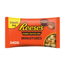 Hersheys Reeses Peanut Butter Cups Miniat 340Gm