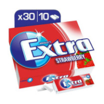 Wrigley's Extra Strawberry Flavour Gum 30 Pieces Pack
