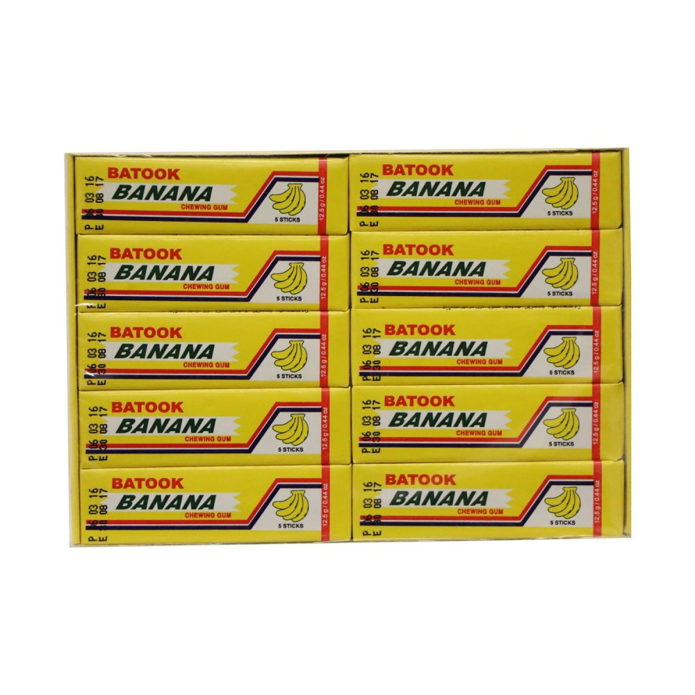 BATOOK BANANA CHEWING GUM 12.5GX20 pcs